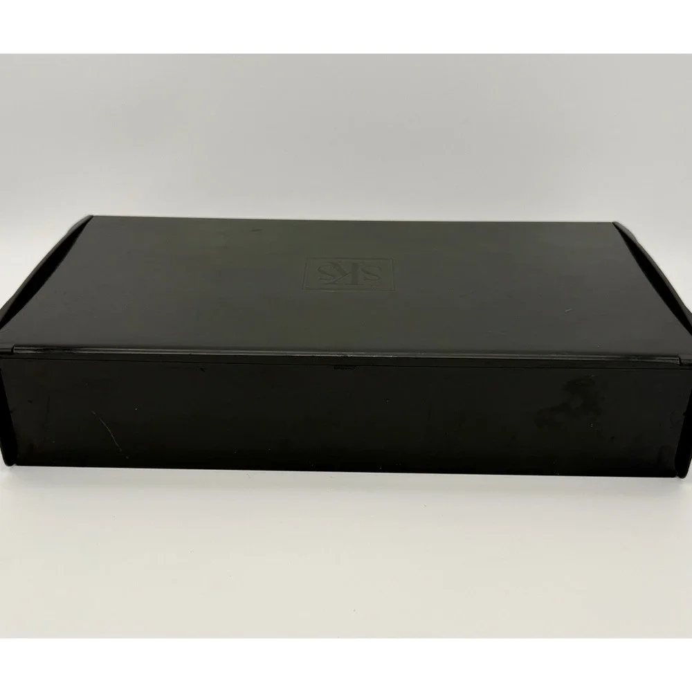 Lori Greiner SKS Silver Safe Keeper Anti Tarnish Jewelry Box Organizer Black